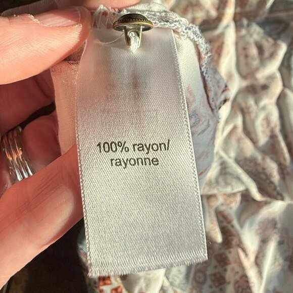 Maurices Paisley Patchwork Sleeveless Tunic – Size 1X - Picture 7 of 7